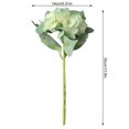 thumbnail image 2 of Flor artificial de un solo tallo Inteprter tela de seda decoración Floral para fiesta de boda 35cm, 2 of 6