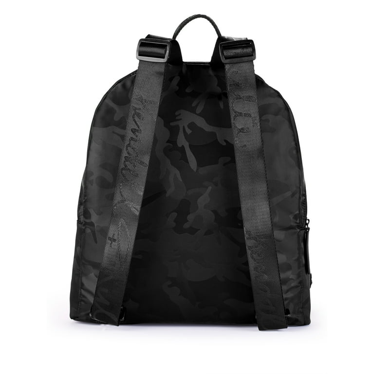 Kendall And Kylie Camo Large Backpack, Black - 98% polyester