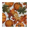 thumbnail image 4 of BANET Pumpkins Leave Square Tablecloth Washable Polyester Table Cloth for Square or Square Tables Waterproof Wrinkle Free Stain Resistant Table Cover for Kitchen Dining Room white, 4 of 8