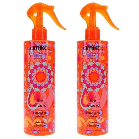 Amika The Wizard Detangling Primer 11.8 oz 2 Pack