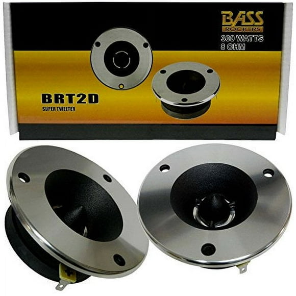 Bass Rockers 1" 300W 8-Ohm Super Tweeters Pair - BRT2D