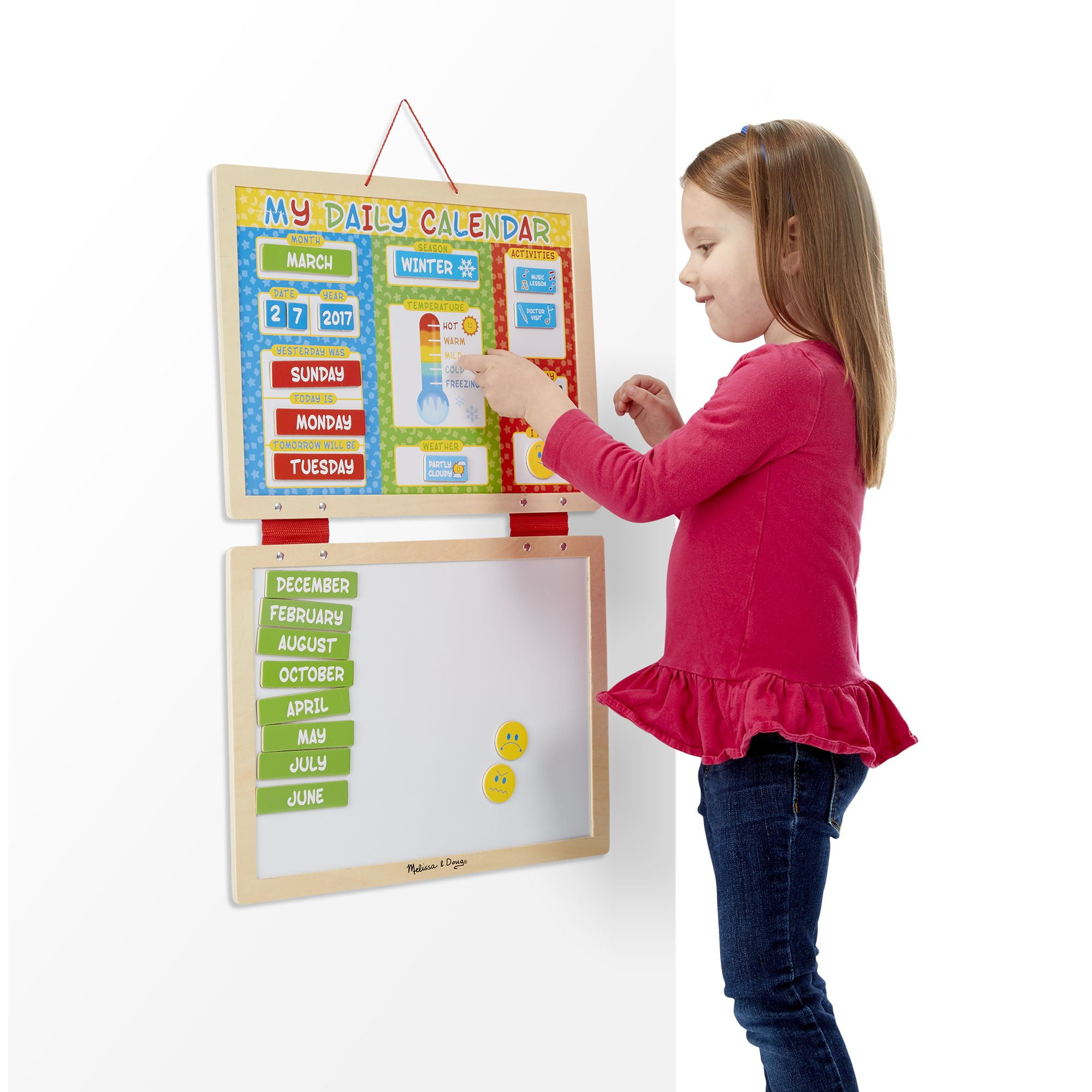 melissa and doug my first daily magnetic calendar