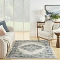 thumbnail image 3 of Nourison Passion Persian Ivory/Grey/Blue 5'3" x 7'3" Area Rug, (5x7), 3 of 10