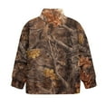 thumbnail image 5 of Uorisanigo Girls Half Zip Cropped Pullover Sweatshirt Oversized Sweatshirts Hunting Tree Camo Forest Long Sleeve Athletic Tops Fall Fashion Outfits Clothes Kids Hoodies Size 5-6, 5 of 7