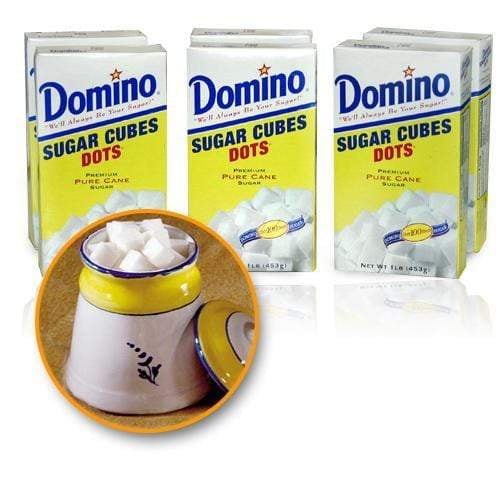 Sugar Dots (Pack of 2), Domino Sugar Cubes Dots, 1lb (Pack of 2 Boxes