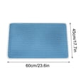 thumbnail image 2 of 17.7*23.6 Inch Double Layer Cat Litter Mat Pet Litter Box Sand Filter Pad Wear-Resistant Scratch Resistant Cat Sand Control Mat, Pad Sand Pot Filter Sand Cushion Grabbing Board, 2 of 9
