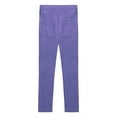 thumbnail image 3 of iixpin Girls Kids Stretch Footless Legging Gymnastic Leotard Yoga Workout Dance Tights Pants Athletic Trousers Purple 9-10, 3 of 7