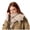 Khaki, variant on Women's Outdoor Travel Essentials Accessories Scarf for Women Fashion Winter Warm Soft Casual Tassel Houndstooth Printing Muffler