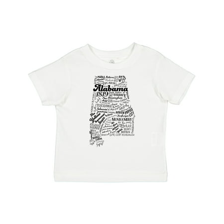 

Inktastic Alabama State Word Salad Gift Toddler Boy or Toddler Girl T-Shirt