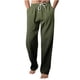thumbnail image 2 of Pantalones largos de moda para hombre con cordón elástico en la cintura y color degradado, pantalones casuales de longitud completa para hombre., 2 of 4