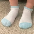 thumbnail image 3 of Dynadans Girls' Boys' Non-Slip Socks with Grip 12 Pairs Cotton Ankle Socks for Infant/Toddler/Kids, 3 of 5