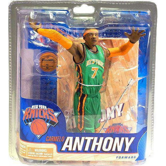 McFarlane NBA Sports Picks Collectors Club Exclusive Carmelo Anthony Action Figure (St. Patrick's Day Green Jersey)