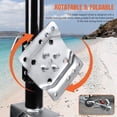 thumbnail image 3 of golytefs Beach Boat Trailer Jack 13.38in Trailer Jack Wheel Heavy-duty Bolt-fixed Swivel Tongue Jacks 2000 Lbs Capacity 11in Vertical Load (Black), 3 of 7