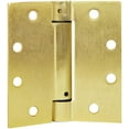 thumbnail image 5 of Design House 2-Pack Square 4.5" x 4.5" Self Closing Interior/Exterior Door Hinges, Satin Brass, 5 of 7