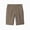 B326 Brown, variant on Mens Summer Shorts Solid Color High Waist Bermuda Shorts Summer Business Straight Leg Breathable Mens Shorts Size 30 Grey
