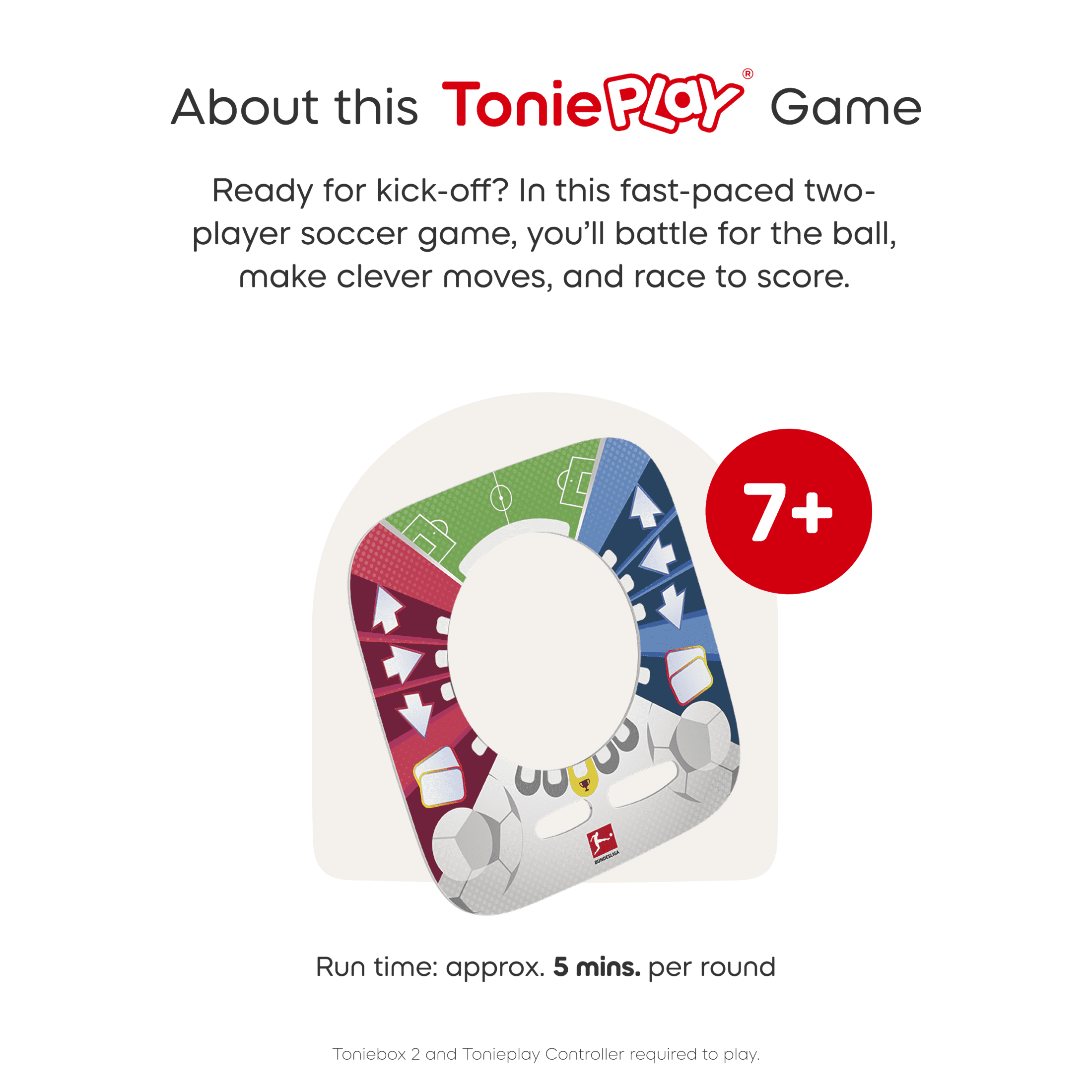 tonies Stadium Showdown Tonieplay Game, Requires Toniebox 2 and Controller, Age Group 7+