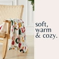 thumbnail image 3 of Great Bay Home Holiday Printed Plush / Sherpa Throw Blanket, 50" x 60", Celebration, 3 of 6