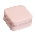 thumbnail image 2 of Joyero organizador Strade Fareast Limited de cuero PU rosa para mujer, 2 of 8
