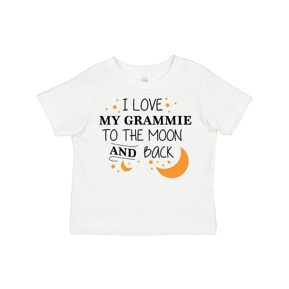 Inktastic I Love My Grammie to the Moon and Back Boys or Girls Toddler T-Shirt