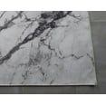 thumbnail image 4 of Silver/White Marble Vintage Print 5'x7' Area Rug/ Carpet by Makymo, 4 of 6