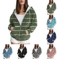 thumbnail image 4 of Gibobby Womens Hoodies Pullover Fleece Sweatshirts Long Sleeve Hoodie with Front Pocket Heavyweight Women's Hoodie Cold Weather(Green,XL), 4 of 6