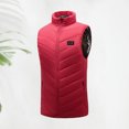 thumbnail image 2 of Chaqueta con calefacción eléctrica de 9 zonas chaleco recargable de invierno ropa deportiva cómoda para exteriores, 2 of 7