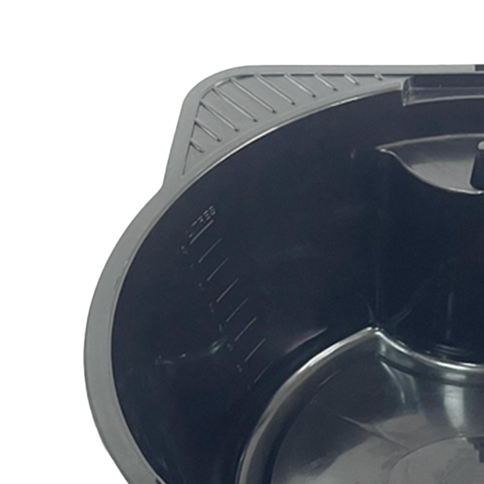 Wzmzjy Drain Pan Car Oil Change Plate Leak Proof Portable 8 L Oil Resistant Anti Splash