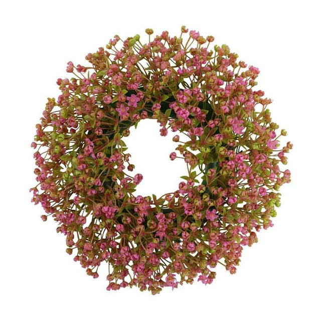 DPTALR Simulation Plant Wreath Artificial Fake Flower Arrangement Ornament Wall Hanging Decoration
