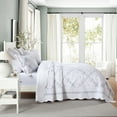 thumbnail image 4 of 3-Piece 100% Cotton Christmas Tree Oversized Bedspread Set Coverlet Set Lightweight Quilt Set TC 133, 4 of 10