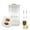 White, variant on Pickle Jar with Strainer, Airtight Pickle Container with 2 Forks for Wet/Dry Separation of Pickles, Olives & Snacks