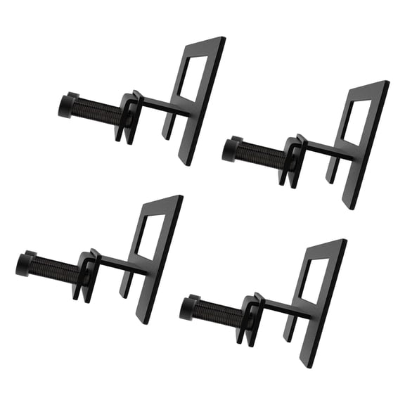 4PCS Generic Bed Frame Stabilizers Set Metal Brackets Without Tool Required Marring Resistant Pad for Floor Types