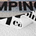 thumbnail image 5 of Erosebridal Happy Camping Quilt Full, RV Car Grid Full Bedspread Sets, 3-Piece 1 Coverlet and 2 Pillowcases, 5 of 7