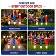 thumbnail image 6 of QuanTara Patriotic Yard Stakes Set of 3 15.7in Independence Day Outdoor Decor Waterproof Corrugated Plastic for Garden Lawn 4th of July Party Decoration, 6 of 7
