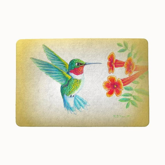 Betsy Drake Interiors Dick's Hummingbird Door Mat 18x26