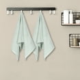 thumbnail image 6 of REGALWOVEN Cotton 2 Piece Hand Towels, Thick and Comfort, Highly Absorbent Towels for Bathroom, Travel Light Green 14" x 30", 6 of 7