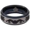 thumbnail image 2 of Celtic Dragon Tungsten Carbide Ring, 2 of 9