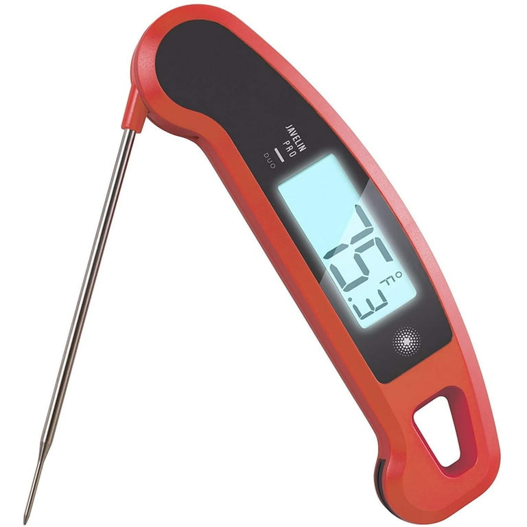Javelin Pro Duo Ambidextrous Backlit Professional Digital Instant Read Meat  Thermometer For Kitchen, Food Cooking, Grill, Bbq, Smoker, Candy, Home Bre