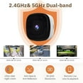 thumbnail image 2 of Crystal-Clear 2k Security Camera Color Night Vision, 24/7 Recording & Smart Alerts, Two-Way Audio Respond in Real Time, Easy Install, 2.4g WiFi Hd Camera, 360° Panoramic, for Yard, Garden, Farm (2pc), 2 of 7