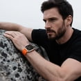thumbnail image 7 of BANDOVA Blue Gray Rugged Nylon Apple Watch Ultra Band , 26mm Wide Parachute Clasp Sport Strap for Men 42/44/45/46/49mm, 7 of 7