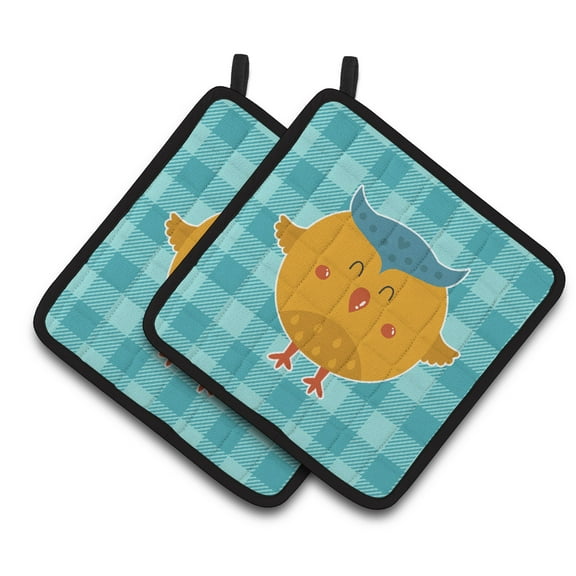 Wise Owl Pair of Pot Holders