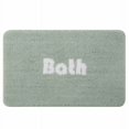 thumbnail image 1 of Alfombra antideslizante para el baño del hogar, alfombra absorbente para el suelo, alfombra para la puerta del inodoro, verde menta, 40x60cm ER, 1 of 5