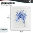 thumbnail image 4 of Stupell Industries Glam Dolce Vita Woman with Roses White Framed Print Under Glass, 17 x 21, by Karolina Sato, 4 of 8