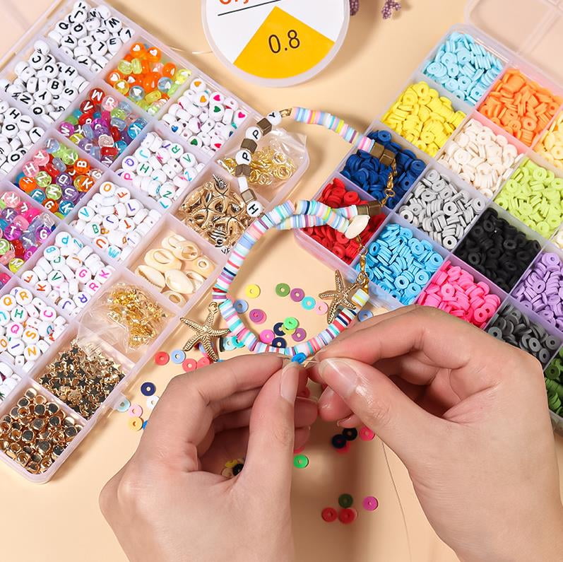 DIY 1 sets Wooden Beaded ladybug Necklace bracelet kids gift party supply 
