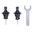 thumbnail image 2 of 2PCS Guitar Strap Locks, Quick Release Strap Retainer Metal Button with 1 Wrench for Electric Acoustic Guitar Bass, 2 of 8