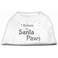 thumbnail image 5 of Christmas Screenprinted Dog Shirt, "I Believe In Santa Paws", 5 of 11