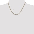 thumbnail image 2 of 14k Yellow Gold 18 Inch 2.5mm Curb Chain Necklace Pendant Charm, 2 of 9