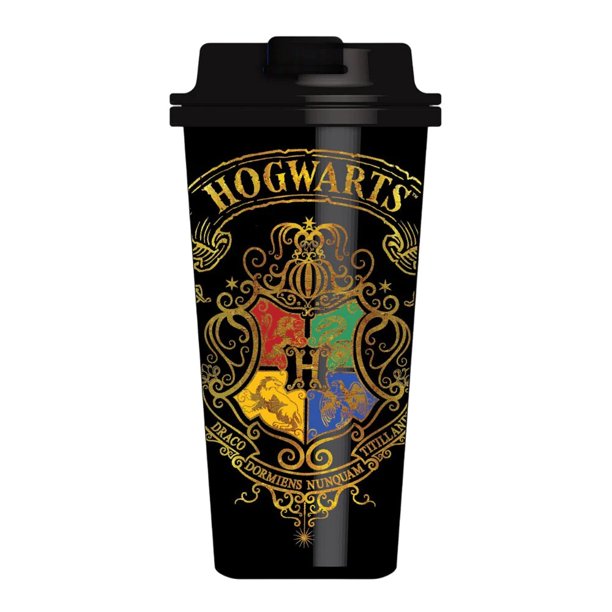 Harry Potter - Botella de Agua / Frasco Térmico Back To Hogwarts (Negro, Multicolor)