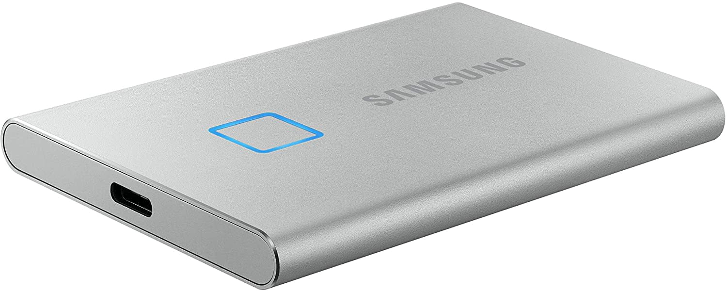 Samsung T7 500GB Portable Touch SSD USB 3.2 - Silver - Walmart.com