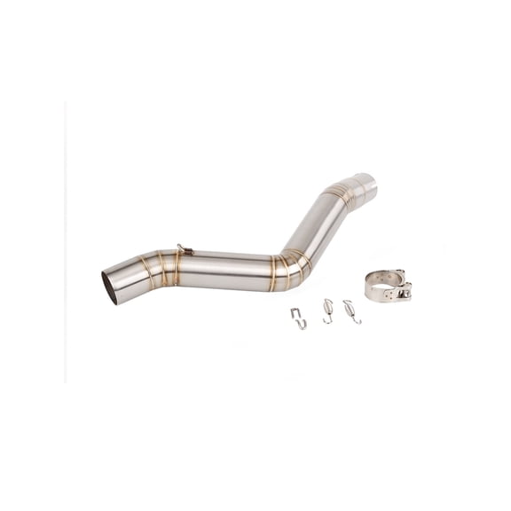 Motorcycle 51mm Exhaust Muffler Middle Link Pipe System For Benelli TRK502 TRK 502 ALL YEARS Slip-on 2017