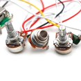 thumbnail image 2 of 2X ArnéS de Cableado para Guitarra Strat Precableado, 3 PotencióMetros de 500 K, 1 Volumen, 2 Perillas de Control de Tono, Interruptor de 5 VíAs, Piezas de Guitarra EléCtrica, 2 of 6